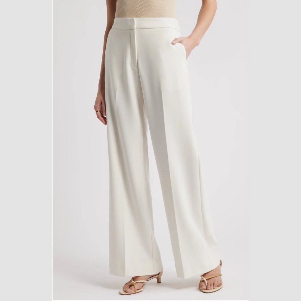 Sag Harbor Cream Wide Leg Pants